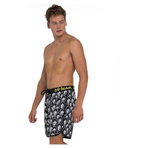 Men Boardshort Medium Length Surfer Dots