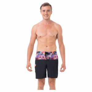 Men Boardshort Simon Tropical Glitch