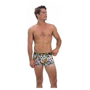 Men Hip Boxer Microfiber Astronaut