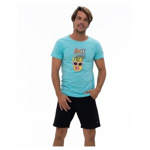 Men T-shirt S/S Be Different Cotton Sassy Pineapple BL