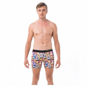 Men Boxer Fitted Fit Microfiber Road Trip