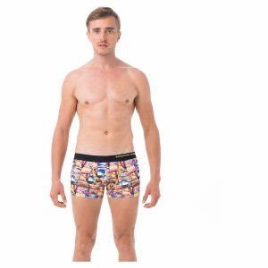 Men Hip Boxer Microfiber Road Trip