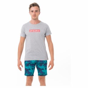 Men T-shirt S/S Cotton 69 Slam Red GY