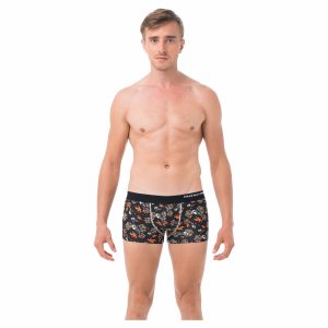 Men Hip Boxer Bamboo Fish Skull