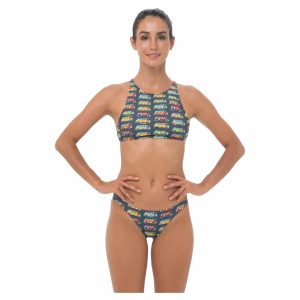 Women Swimwear Cheeky Bikini Funky Vans