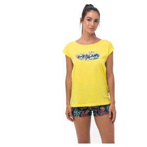 Women T-shirt Elisa Cotton Floram