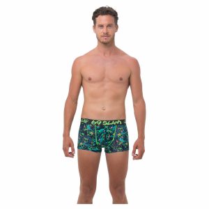 Men Hip Boxer Bamboo Alien Snaps