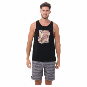 Men Singlet Cotton Be Frutty