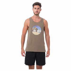 Men Singlet Cotton Gili Isle