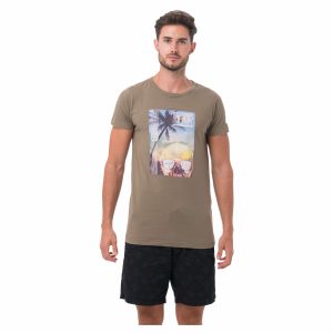 Men T-shirt S/S Cotton Sunny