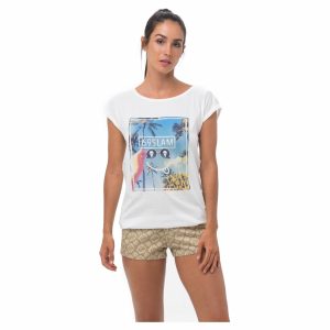 Women T-shirt Elisa Cotton Smirking Sky