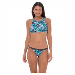 Women Swimwear Surf Crop Bra Mint Sugar Crane