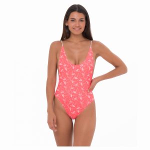 Women Swimwear Tally One Piece Pamela Flamingo Patch