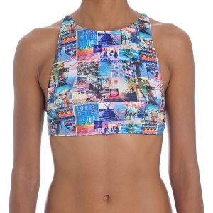 Women Swimwear Surf Crop Bra Get Away