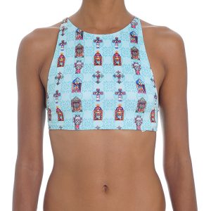 Women Swimwear Surf Crop Bra Oaxaca