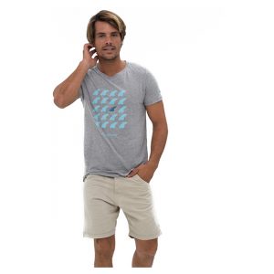 Men T-shirt S/S Be Different Cotton Finntastic GY