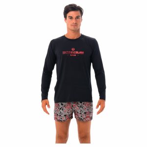 Men Tee Rash L/S Crag 69 Texto