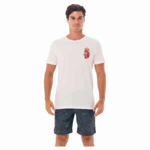 Men T-shirt S/S Be Different Cotton Red Queen