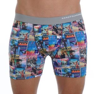Men Boxer Fitted Fit Microfiber Get Away