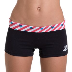 Women Short Bamboo Buddhi Logo&Lines
