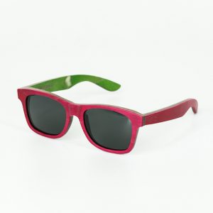 Sunglasses Bamboo Cleo Red